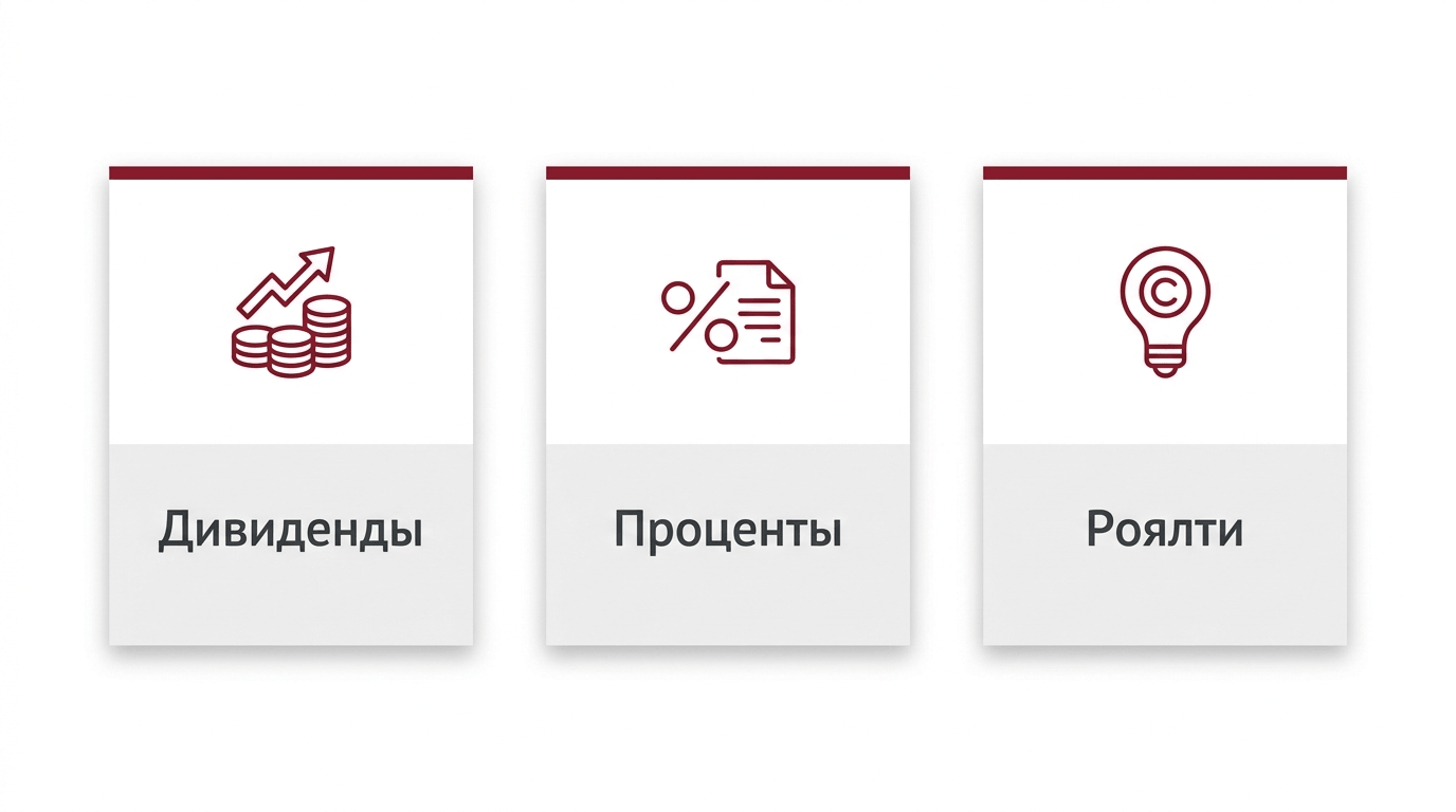 три вида доходов