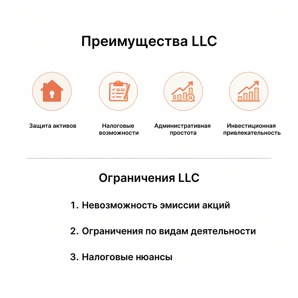 LLC (Limited Liability Company): преимущества, недостатки