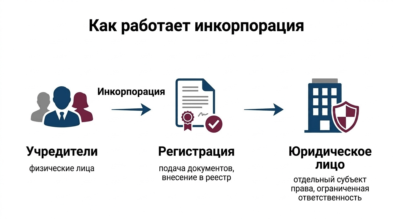 как устроена инкорпорация компаний